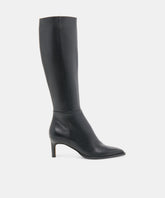 ALIMA NARROW CALF BOOTS BLACK LEATHER
