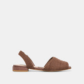 MARZY SANDALS COCOA RAFFIA