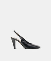 GESSIA HEELS MIDNIGHT LEATHER