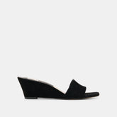 QAILY WEDGES ONYX SUEDE