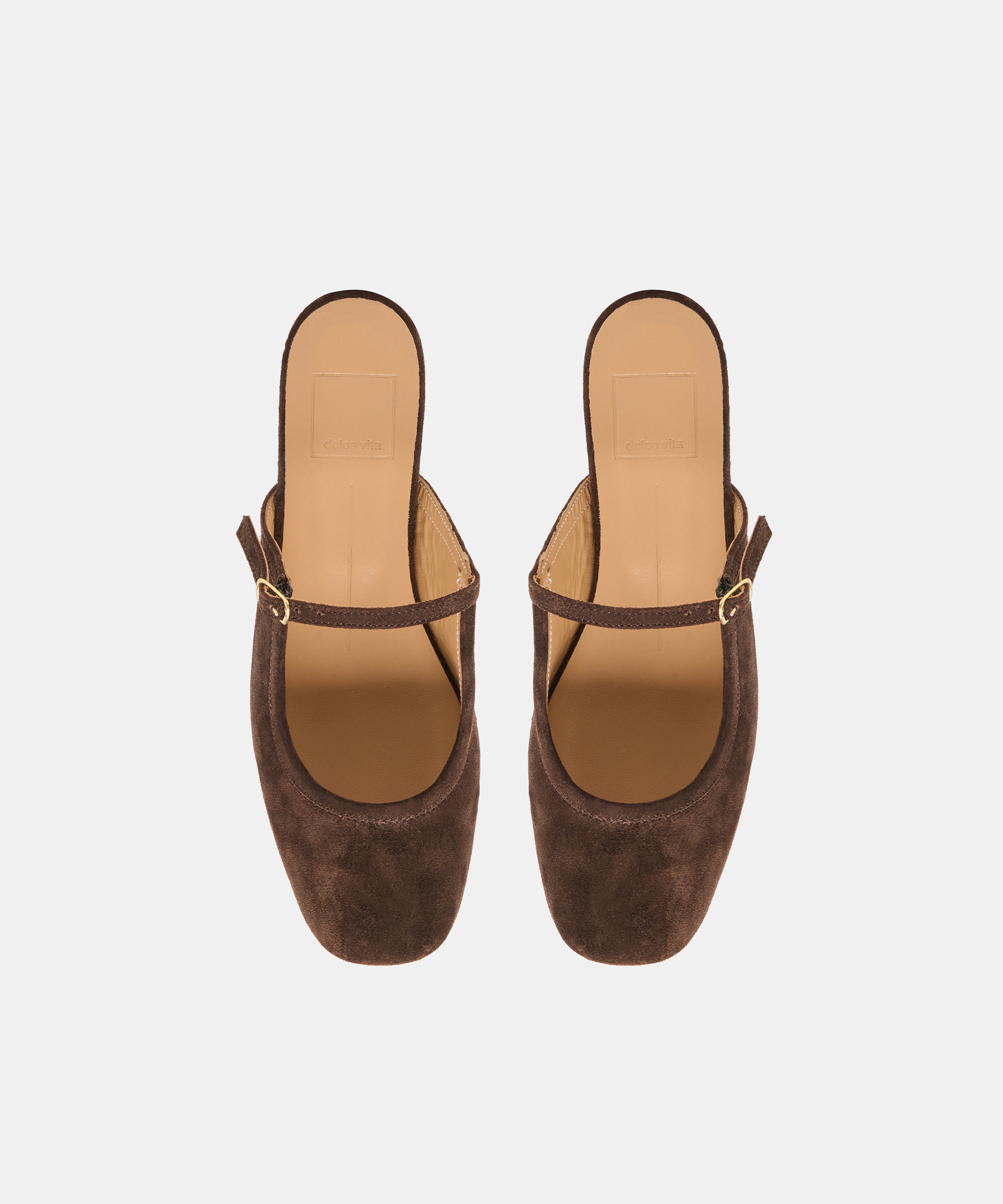 ELIO FLATS DK BROWN SUEDE