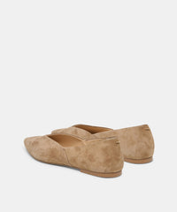 GEMA FLATS TAUPE SUEDE