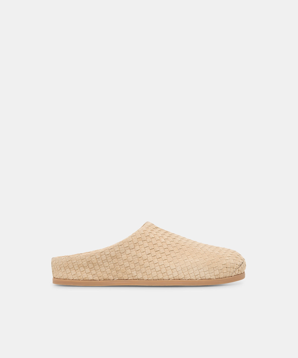 JUDITH WOVEN FLATS CAMEL WOVEN SUEDE