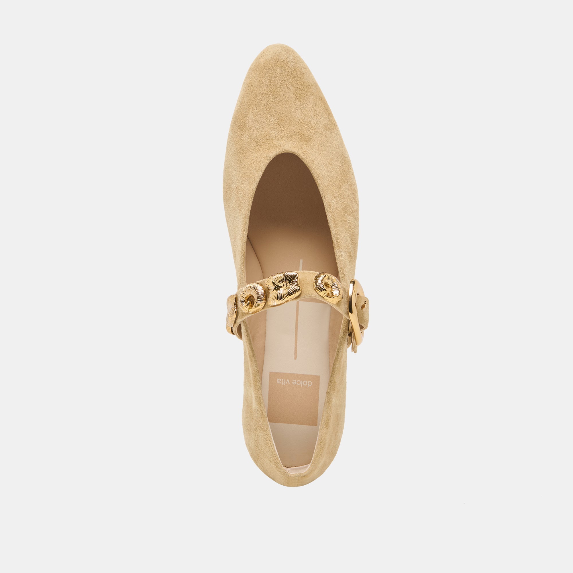 LOREE BALLET FLATS DESERT TAUPE SUEDE