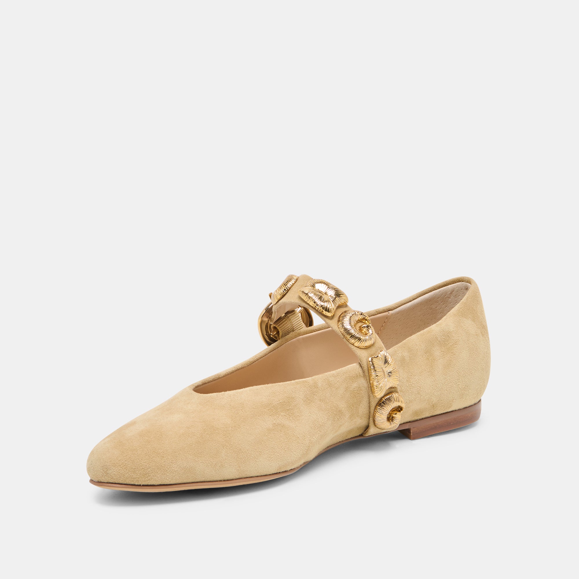 LOREE BALLET FLATS DESERT TAUPE SUEDE