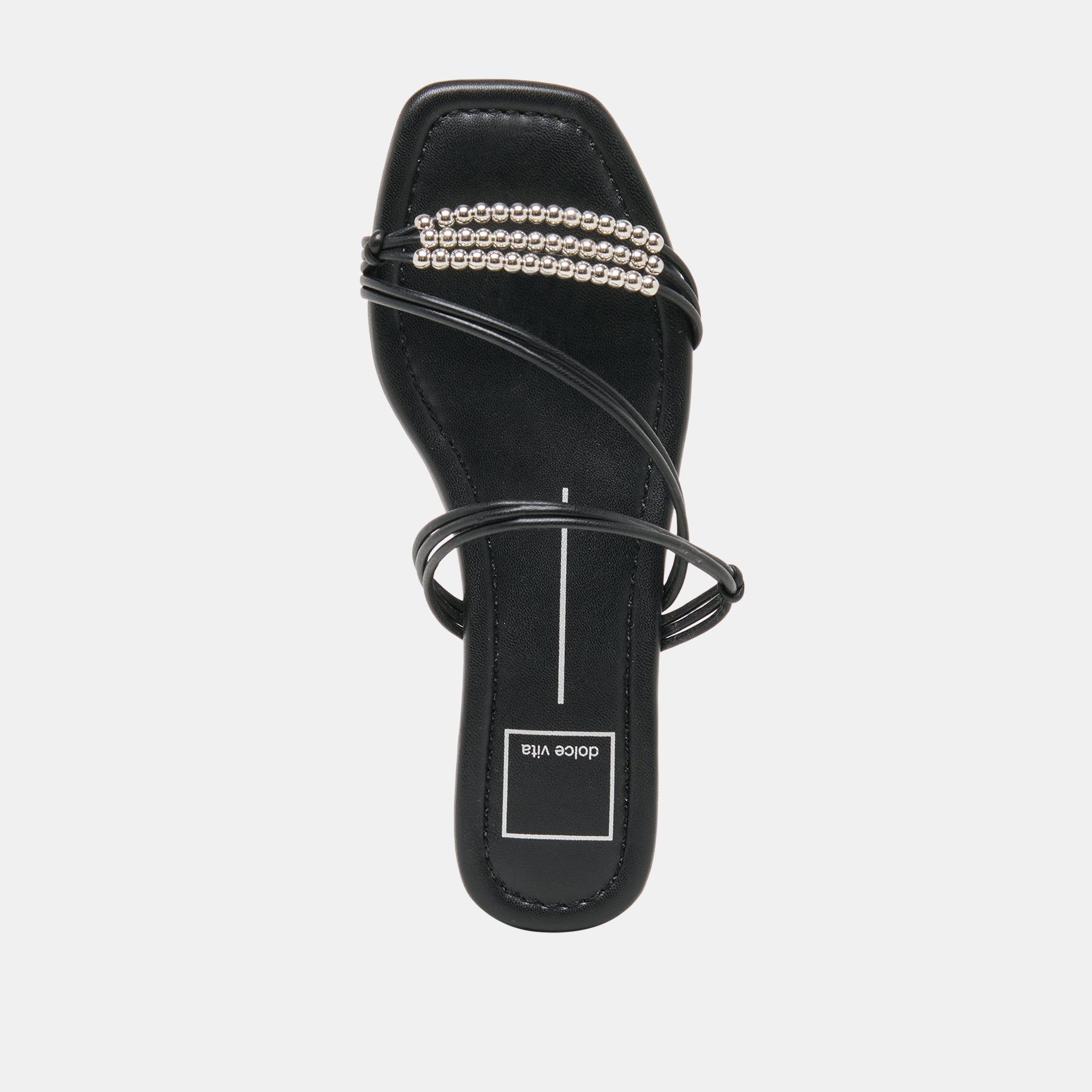 LYNDEE BEAD SANDALS BLACK STELLA