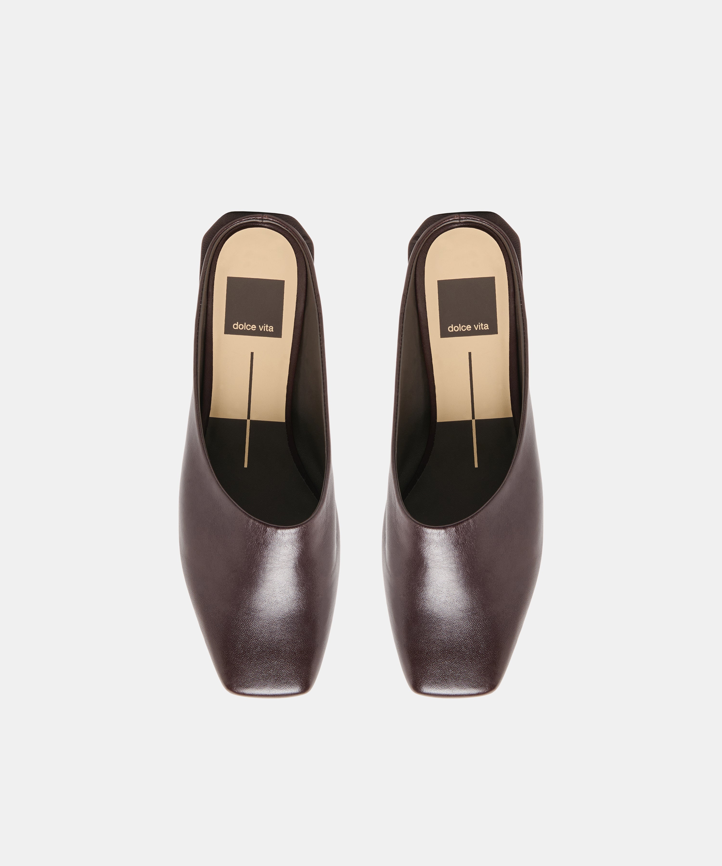 MACLYN FLATS BLACK CHERRY LEATHER