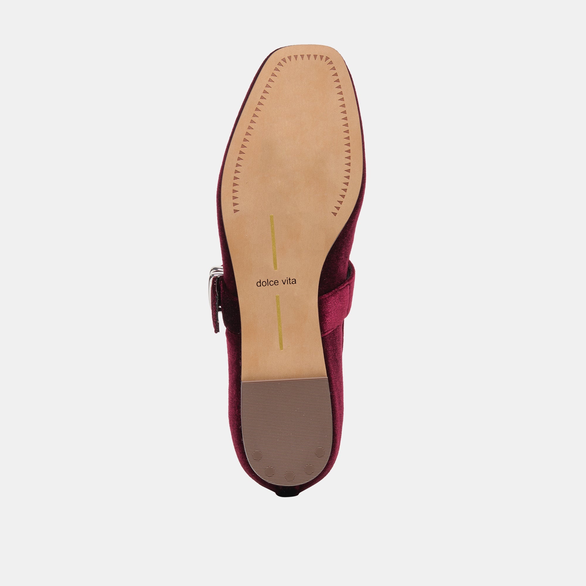 MIKEL VELVET BALLET FLATS BORDEAUX VELVET
