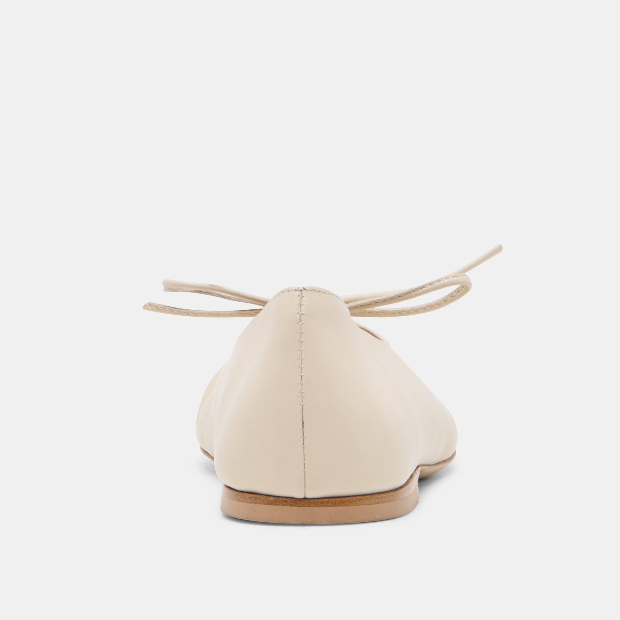 PAZEY BALLET FLATS BONE LEATHER