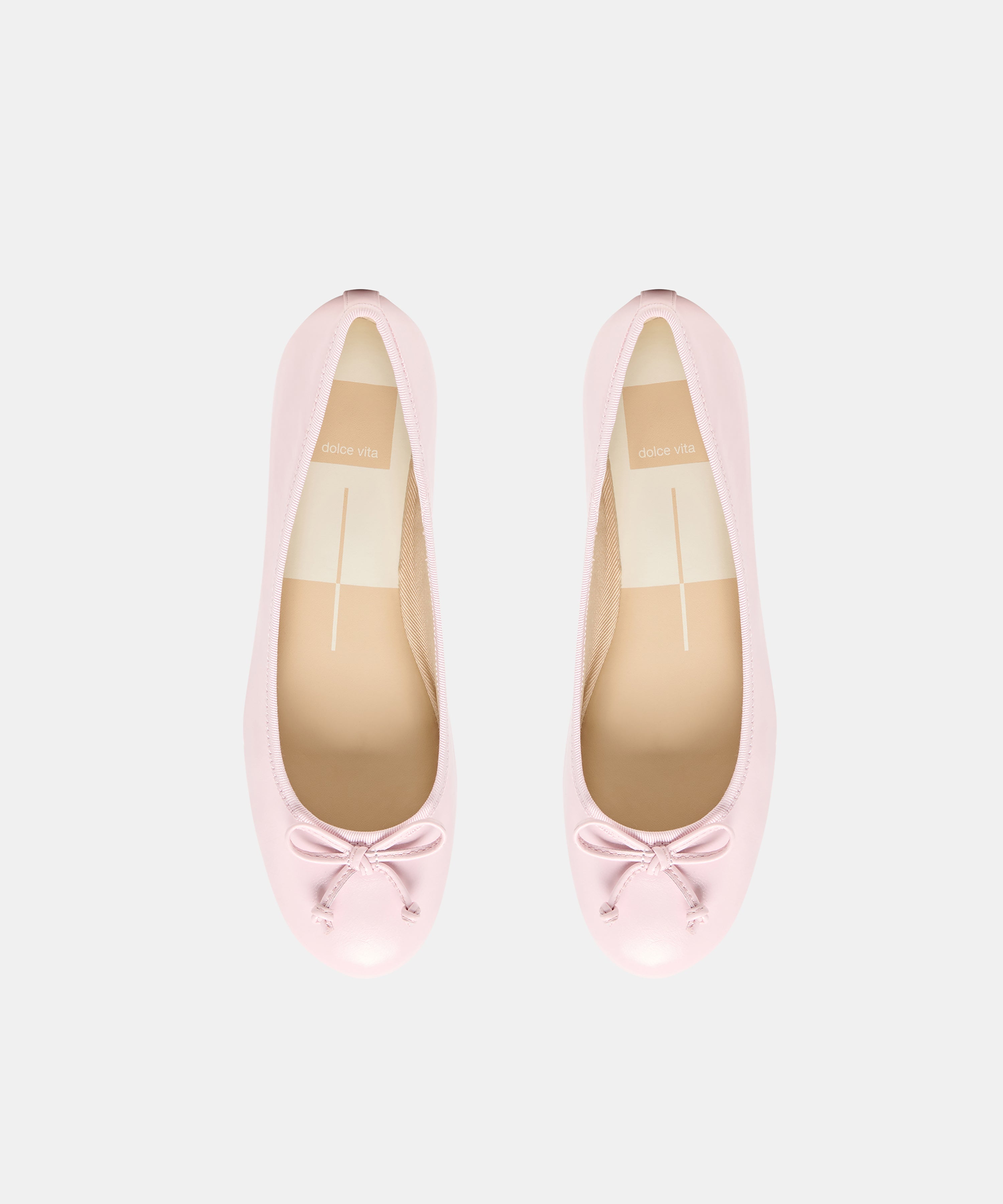 RITLA BALLET FLATS LIGHT PINK CRINKLE PATENT