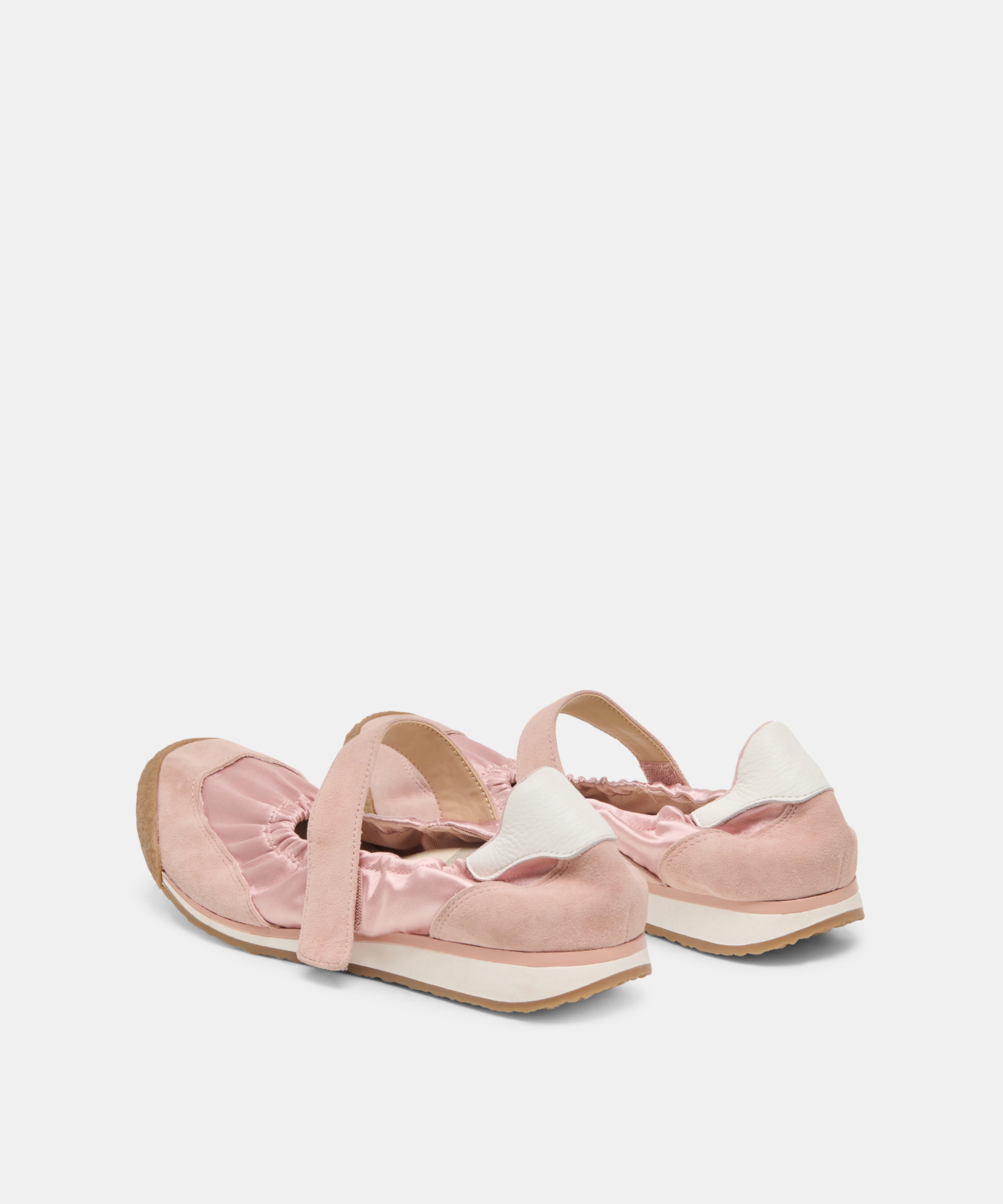 SPRUCE SNEAKERS AGED ROSE SATIN