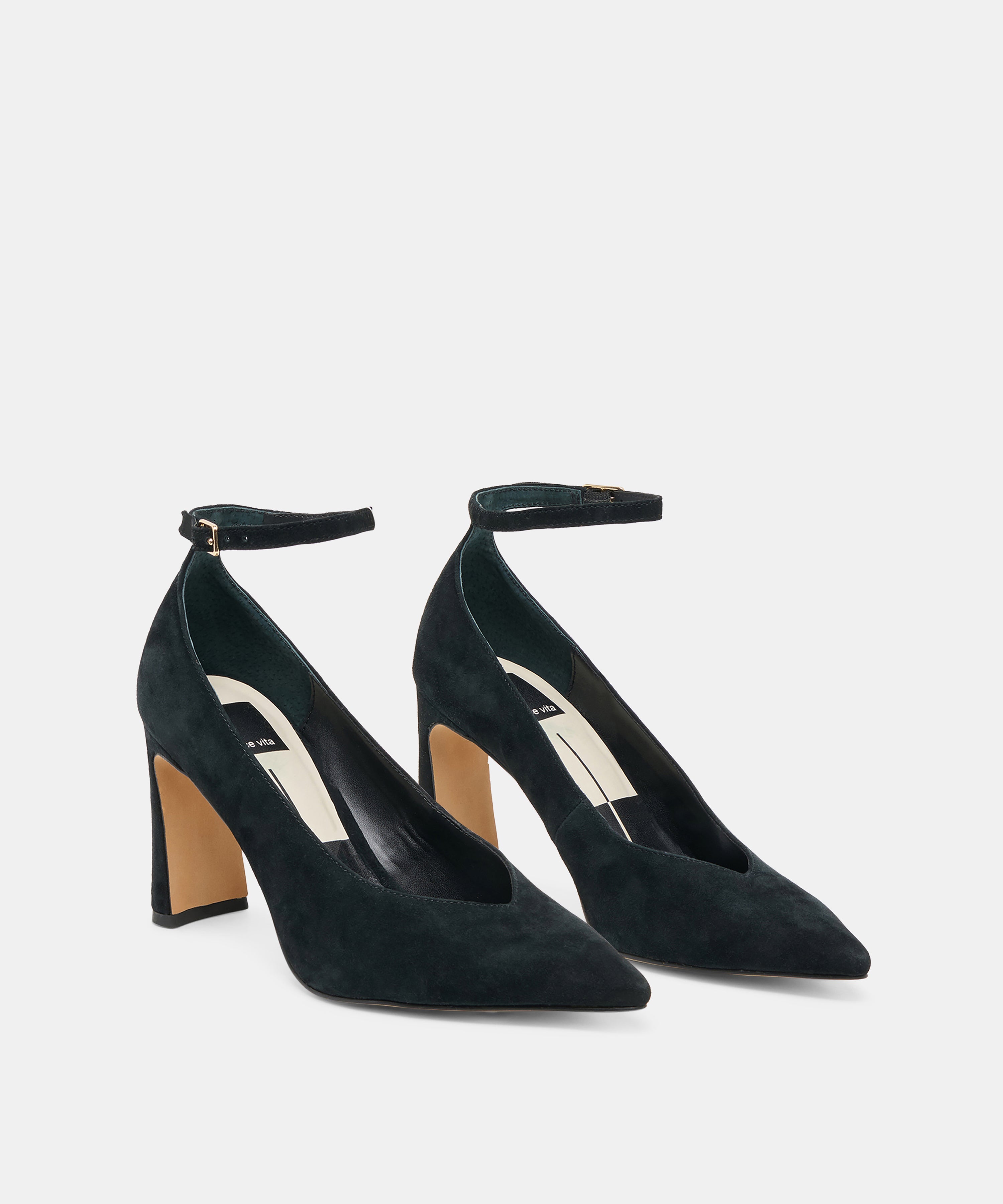 KARSIN HEELS ONYX SUEDE