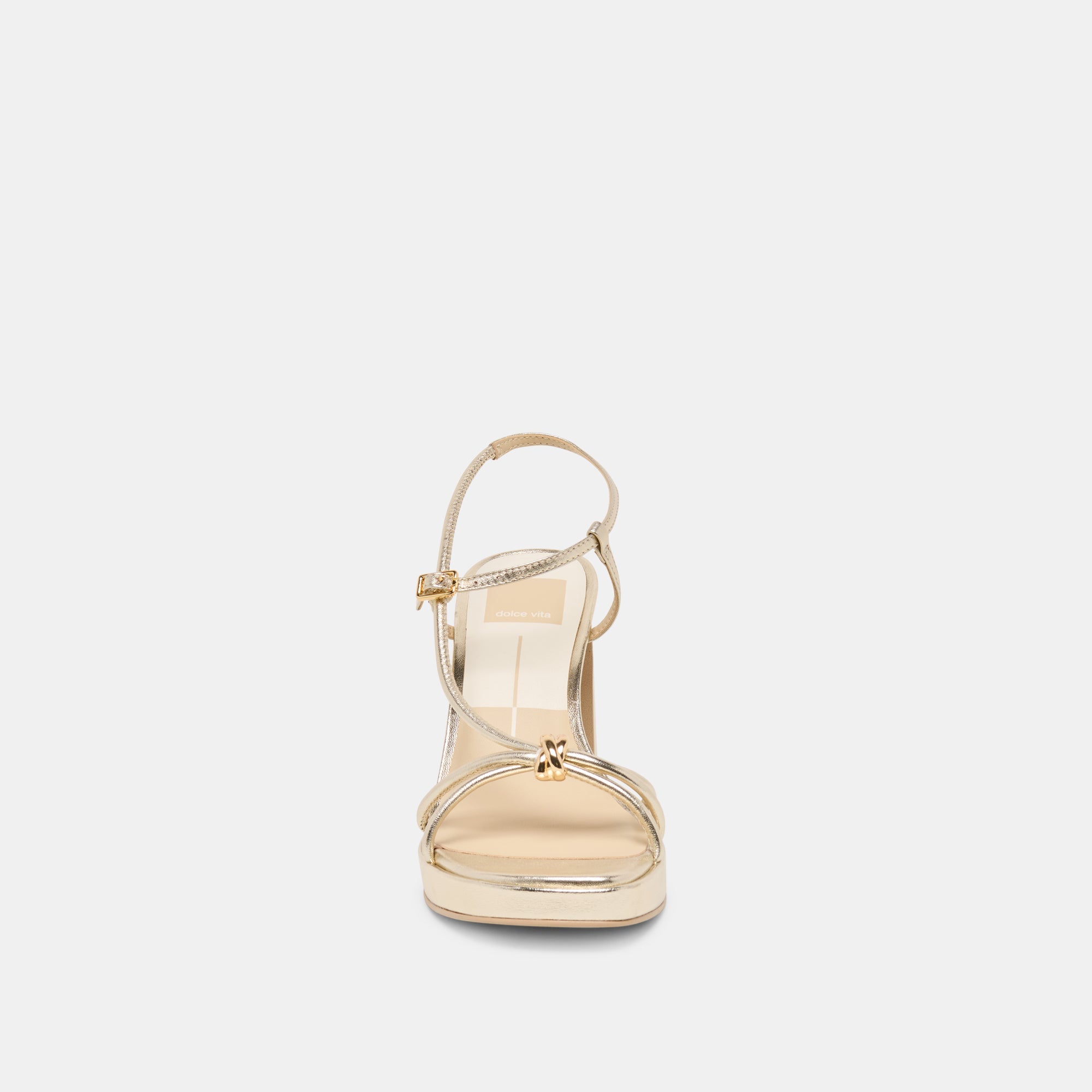 ODETE HEELS GOLD LEATHER