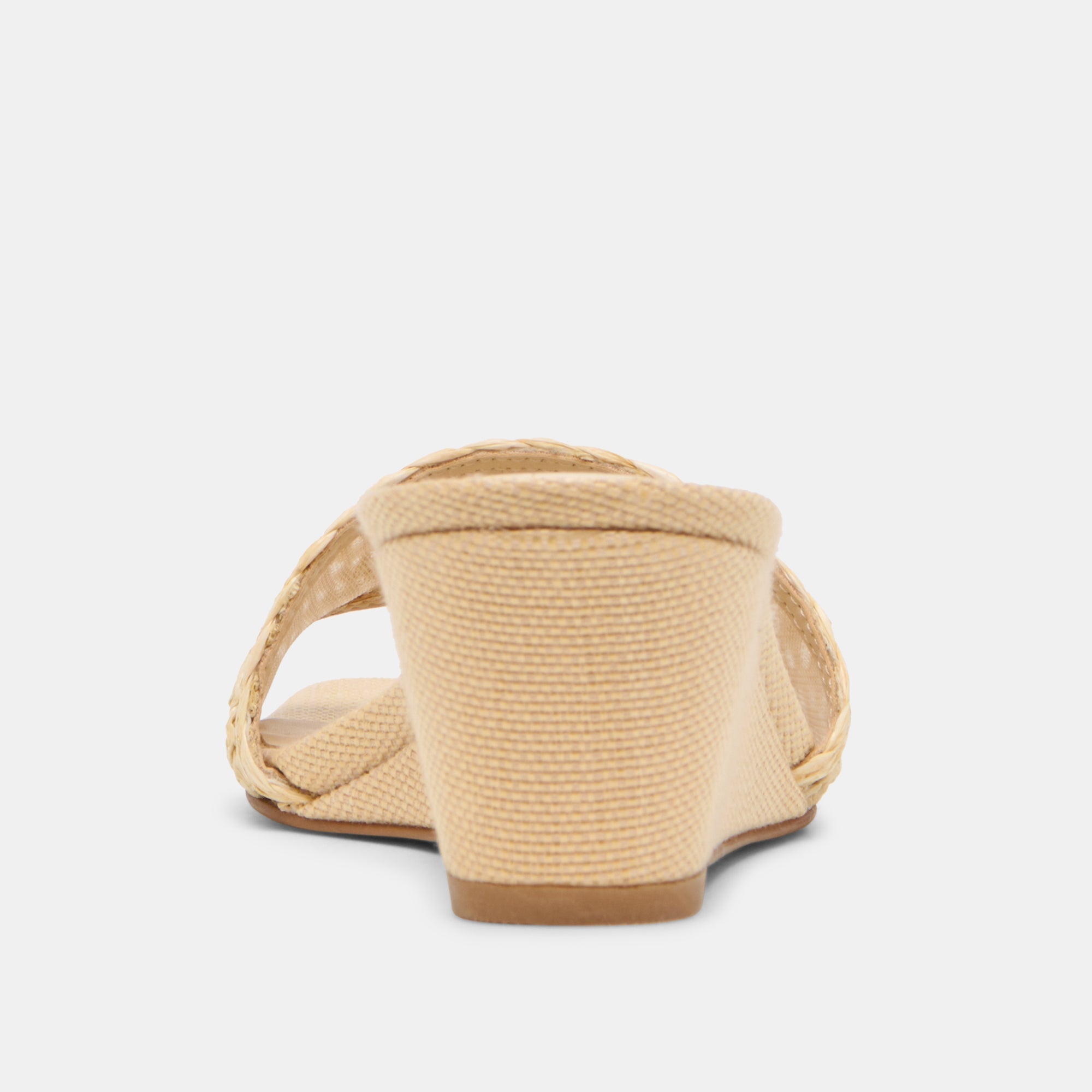 QAILY WEDGES LT NATURAL RAFFIA