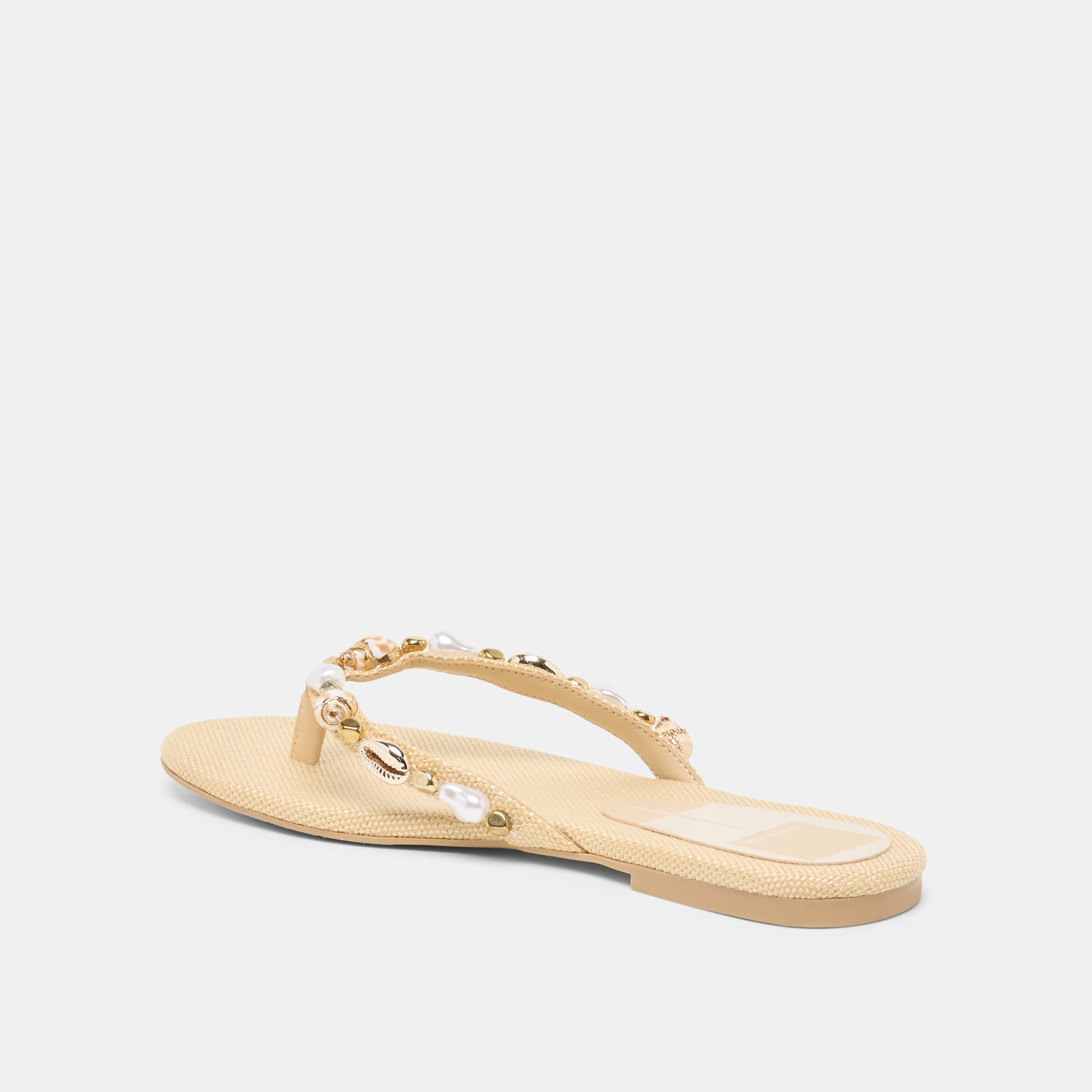 KYSHA SANDALS LT NATURAL RAFFIA