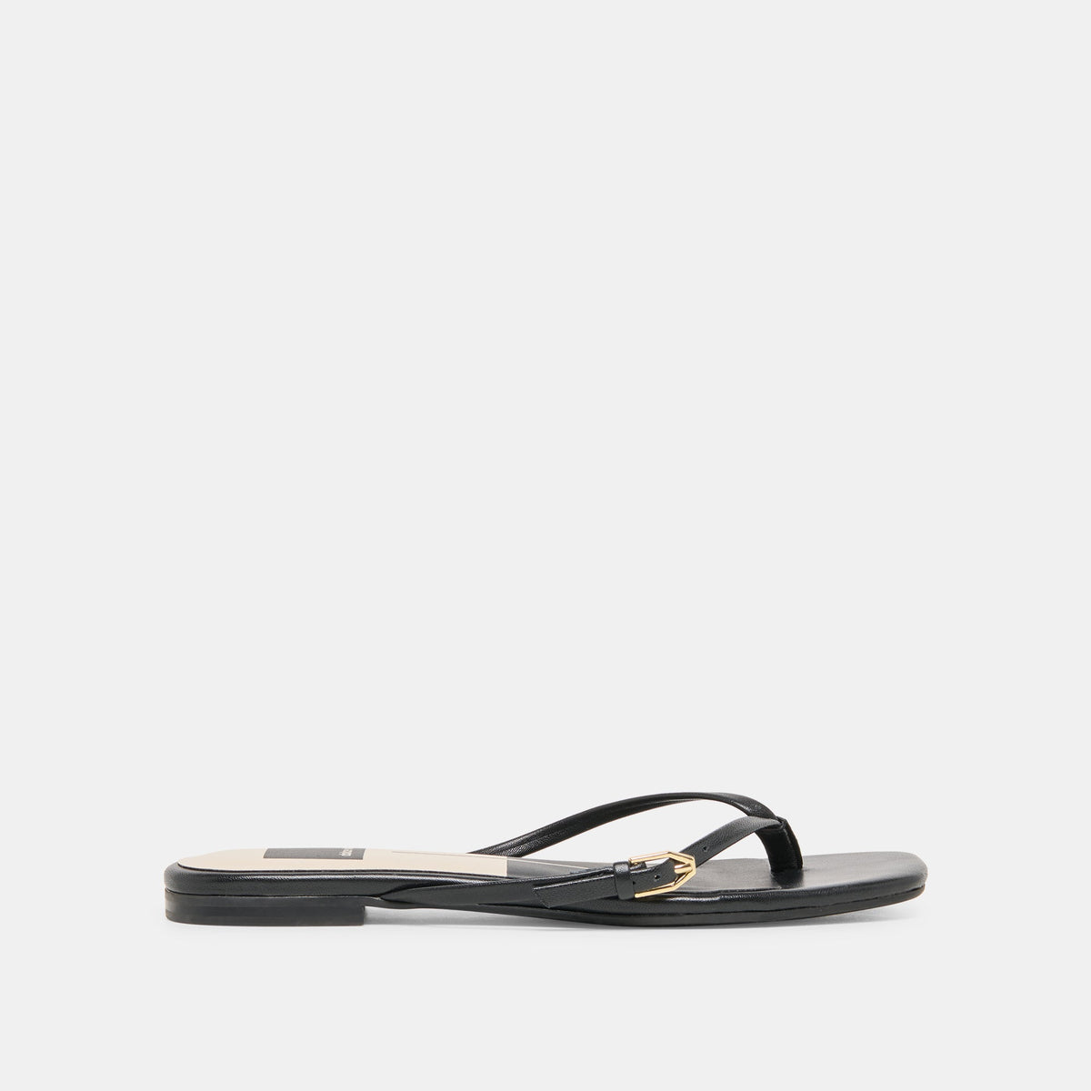 MALTA SANDALS BLACK LEATHER